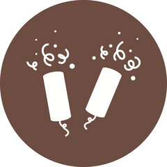 Happy birthday single vector icon