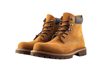 Durable brown hiking boots for outdoor adventures in rugged terrains and casual outings