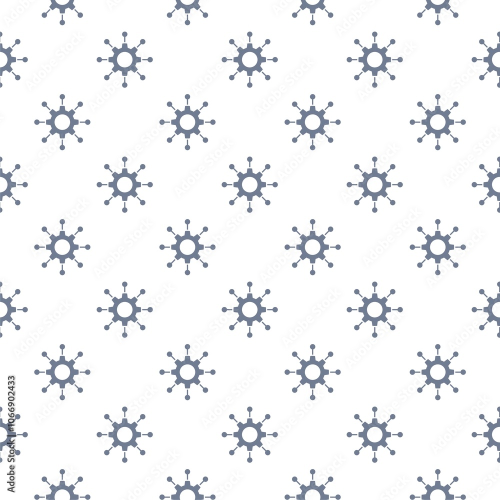 Aufkleber hub network connection icon seamless pattern background