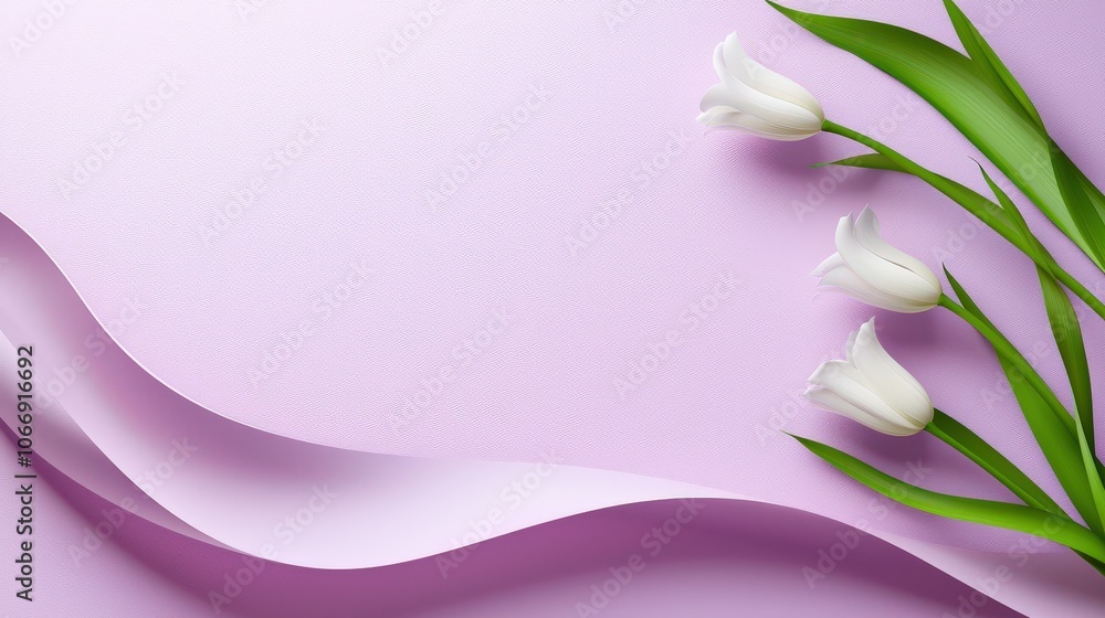 Poster an elegant purple background adorned with soft shadows and highlights, perfect for creating a refine