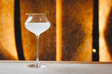 Great serving of banana cocktail at the bar