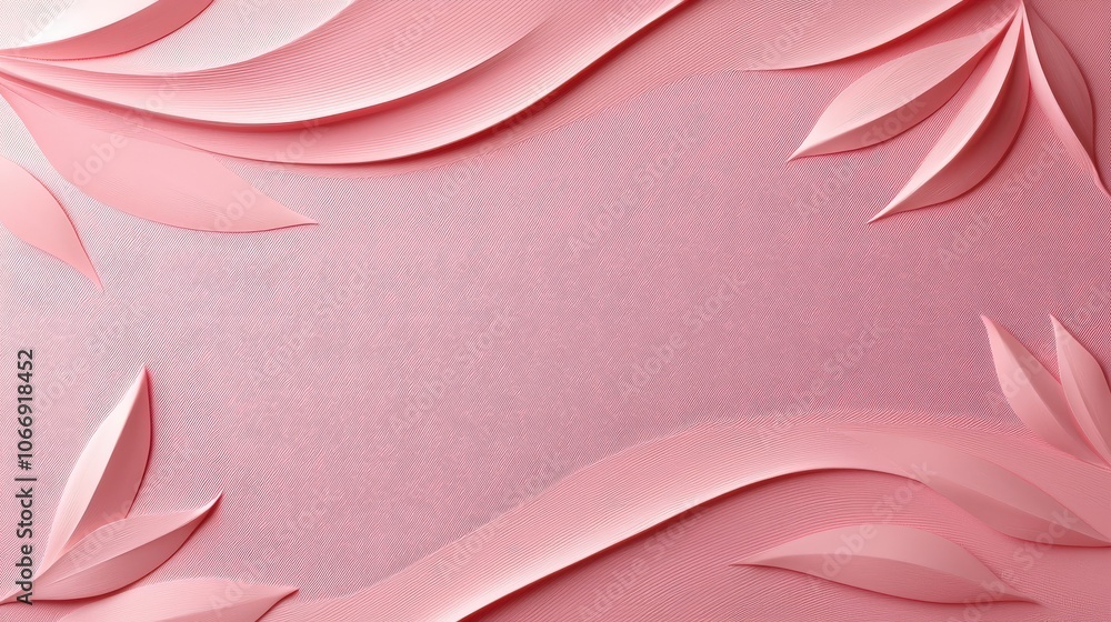 Poster a textured pink background featuring soft fabric-like patterns, ideal for adding depth and elegance 