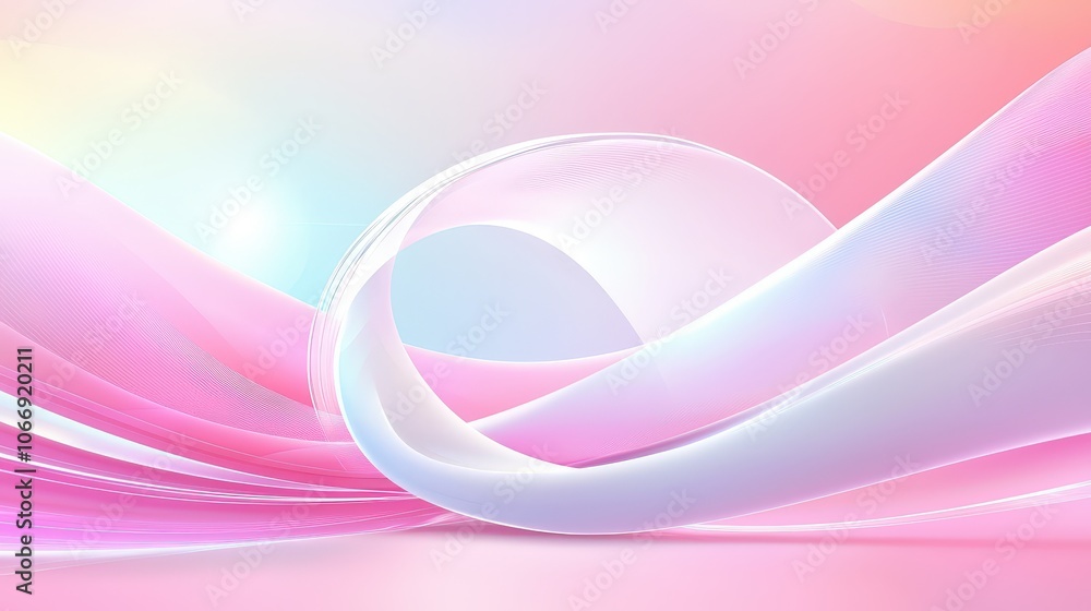 Aufkleber a minimalist pink abstract background with clean lines and soft transitions, ideal for professional 