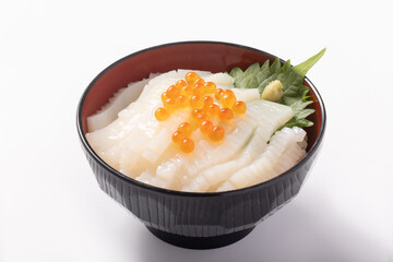 海鮮丼（いか　イクラ）