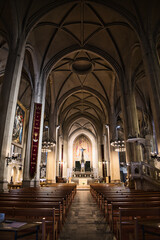 Obraz premium Église intérieur Arras architecture