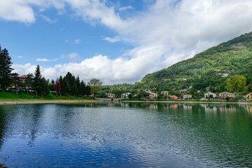 Fototapeta premium The Sirino lake in Basilicata, Italy.