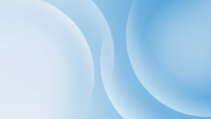 Abstract circle blue white gradient desktop wallpaper vector. Monotone Gradient blue white Digital technology background. Abstract circle shape blue white gradient desktop wallpaper background vector