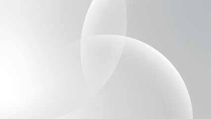 Abstract gray gradient desktop wallpaper vector. Minimal white gray gradient Digital technology background. Abstract white gray gradient minimal desktop wallpaper background vector