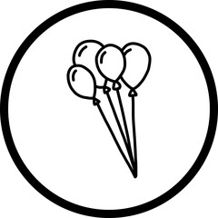 Happy birthday single vector icon