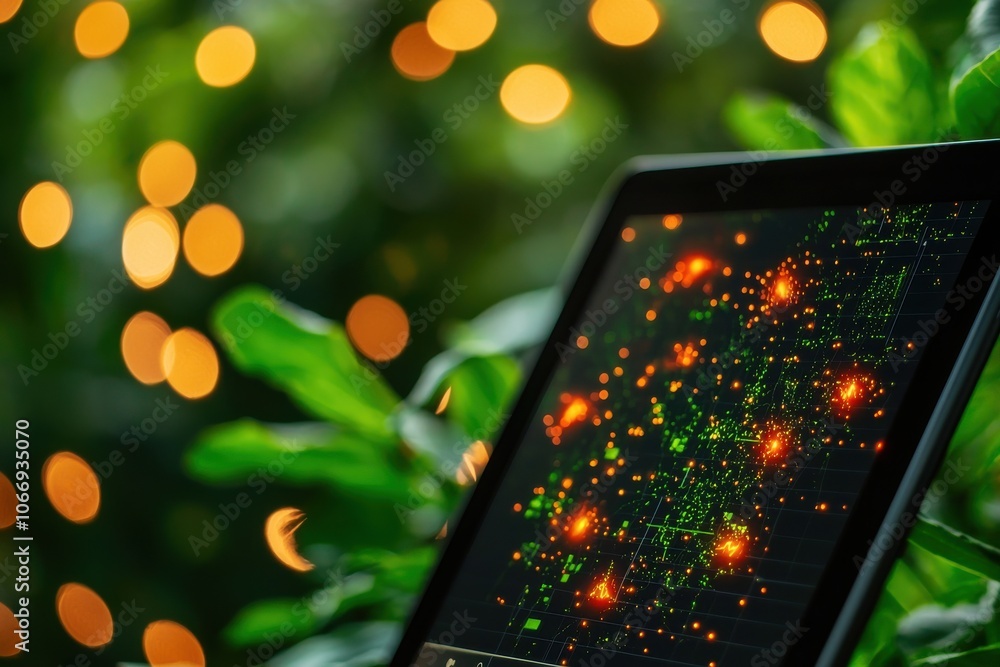 Poster enhance crop health analysis with heat map technology for accurate yield prediction in smart farming