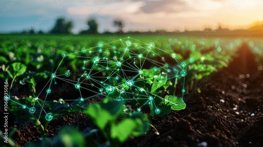 Aufkleber revolutionizing agriculture cloud-based farming software enhances smart farming across multiple low-