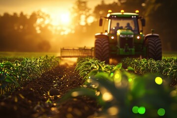 Revolutionizing agriculture smart tractors with built-in sensors for efficient seed planting