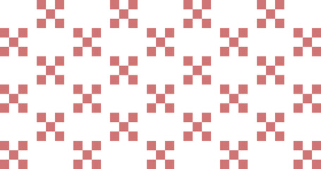 Red Check Pattern Background Vector Abstract Seamless Pattern popular grid pattern Print on the wall
