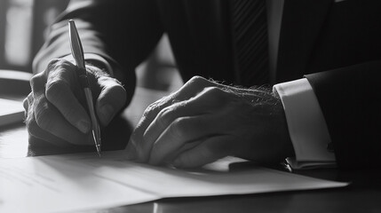A government official signing a new crime prevention bill into law, representing legislative efforts to reduce crime