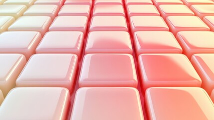 Fototapeta premium A close up of a pink and white square tile floor