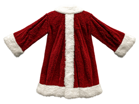 a red and white coat