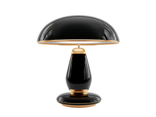 a black and gold lamp