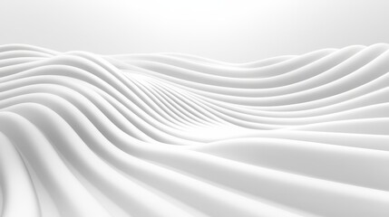 Obraz premium The image is a white, wavy line that appears to be a wave
