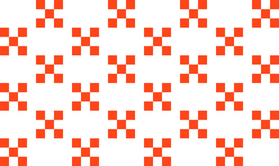 orange Checkerboard Background Vector Abstract Seamless Pattern  squares