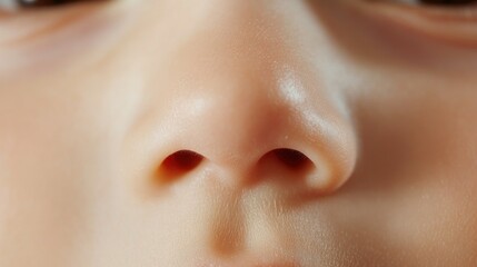 Close-Up of Delicate Skin Texture