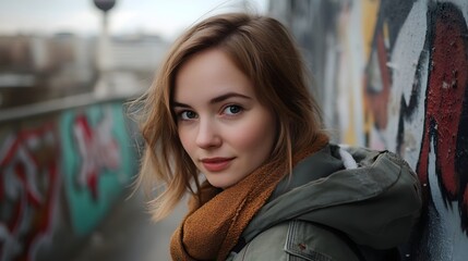 Fototapeta premium Majestic Cityscape of Berlin Showcasing the Iconic TV Tower and Historic Buildings