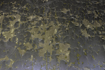 Detail of an old wood with cracked paint