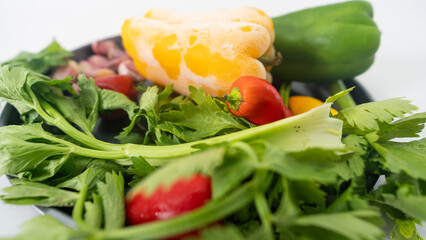 Fresh Vegetables and Tubers Various frozen peppers, celery, potatoes, cucumbers, garlic and chayote