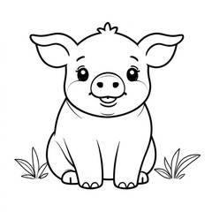 cartoon pig