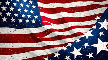 Fototapeta premium Fourth of July aesthetic background, Fourth of July concept wallpaper, veteran's day, Independence day, ai generated