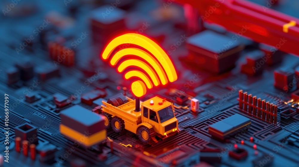 Poster iot devices for construction monitoring and management
