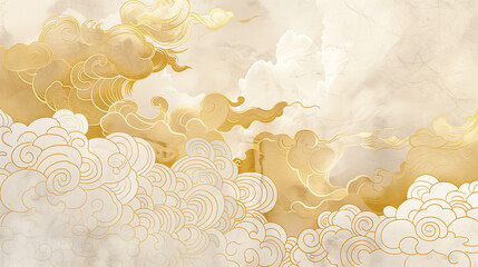 Chinese style cloud