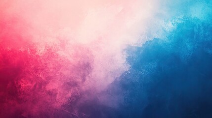 Fototapeta premium Abstract horizontal background in blue, red, and pink tones provides a vibrant and dynamic visual experience, perfect for creative projects and design needs, with ample copy space.