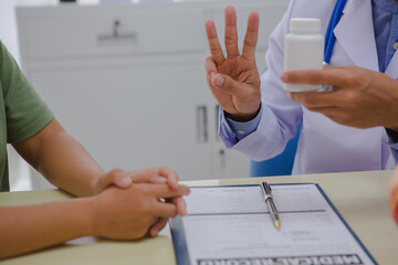 The doctor provided guidance on how to properly use the medication, including dosage, timing, and...
