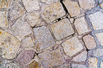 Cobblestone road
