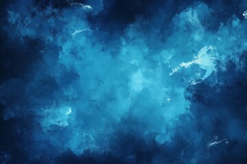 Abstract blue cloud texture, soft gradients, artistic background