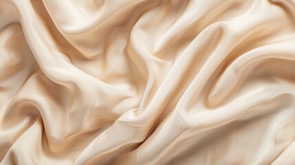 Obraz premium Soft Fabric Background for Product Photography and Design Mockups. Draped soft fabric in pastel colors.