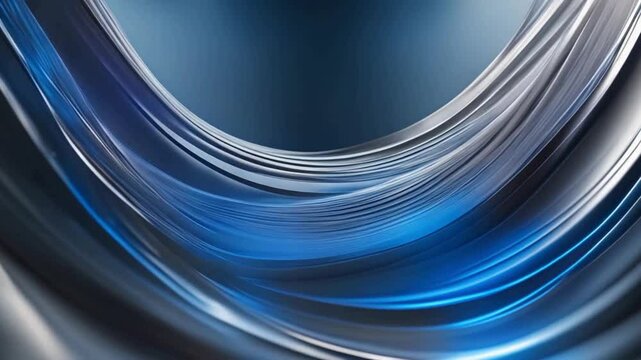 A compelling abstract representation of wave technology, distinguished by a blue lighting effect in a digital format, reflecting a corporate ethos