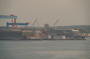 Kiel, Germany, September 05, 2024, The area near the port of Kiel