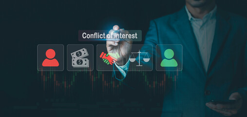 Conflict of interest or confrontation with the assistance of a mediator, Resolution of conflict...