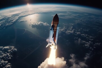 Space shuttle space aircraft vehicle.