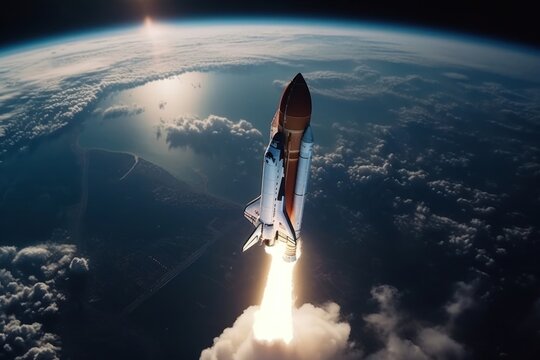 Space shuttle space aircraft vehicle.