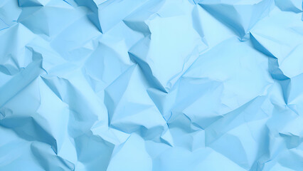 crumpled blue paper background