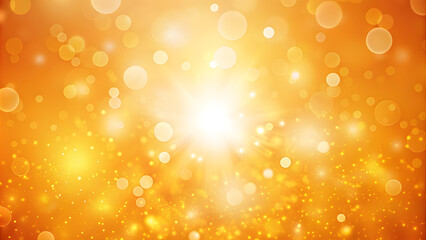 Orange-Yellow Background with White Spots and Misty Dust. Perfect for: summer festivals, outdoor parties, beach events