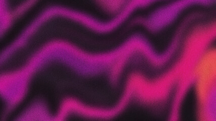Pink, purple, and black gradient abstract background with heavy grainy texture, featuring a retro aesthetic and a glitchy holographic effect.