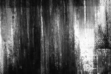 lack and white grungy abstract background. Grungy frame. Vector illustration
