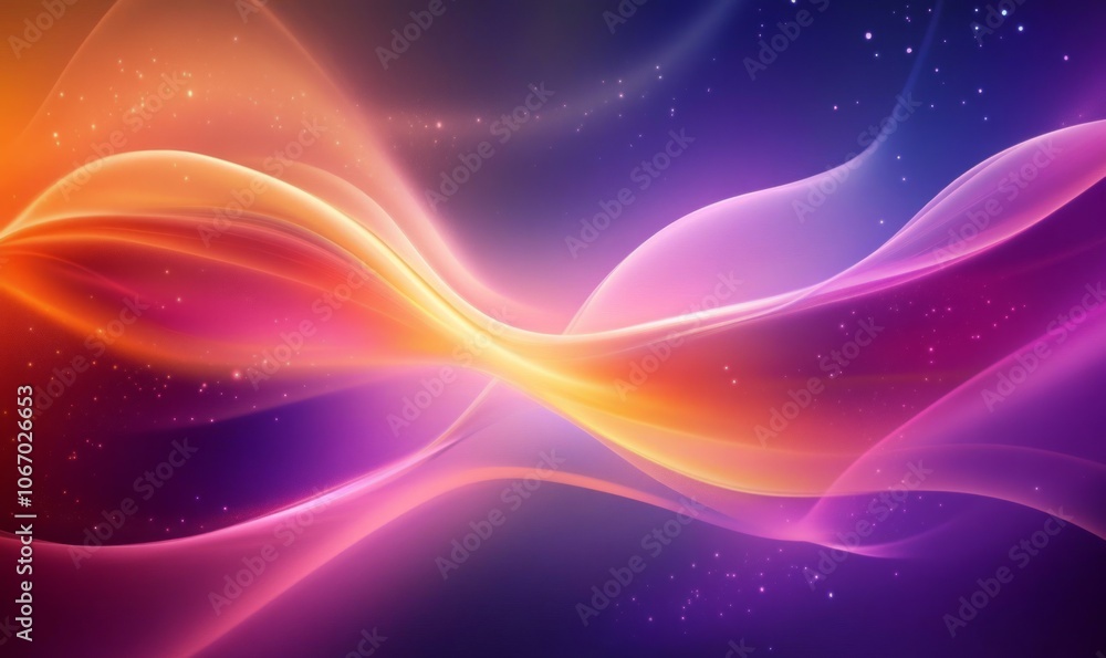 Poster curve line abstract background vector blend