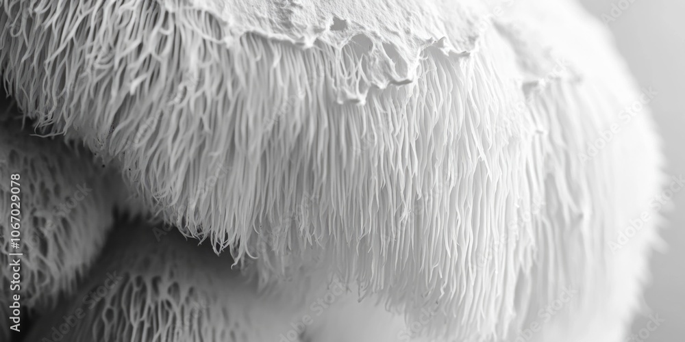 Poster the image is a high resolution photograph showing the intricate and organic texture of moss growing 