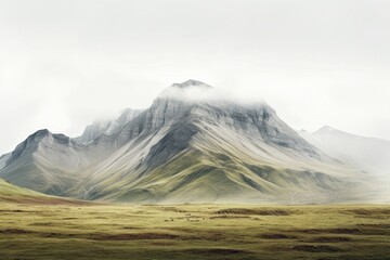 Fototapeta premium Mountain landscape grassland outdoors.