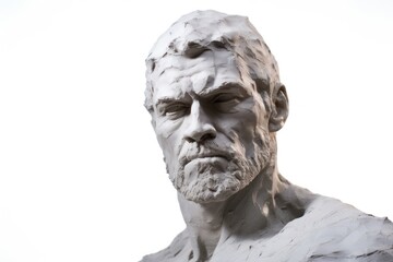 Obraz premium Sculpture portrait statue photo.
