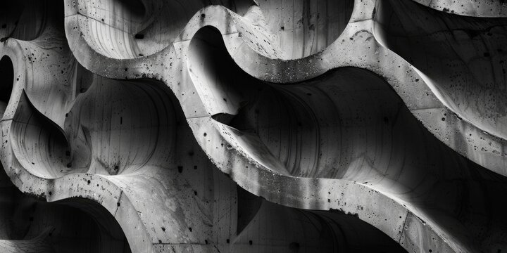 Modern and organic artistic design with swirling patterns, ideal for advertising or decorative elements.